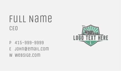 Yard Lawn Mower Landscaping Business Card Image Preview