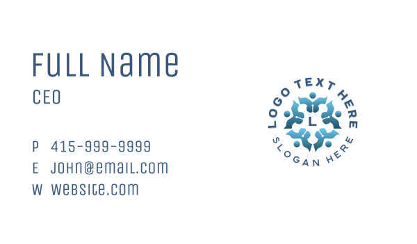 Team Charity Organization Business Card Design Image Preview
