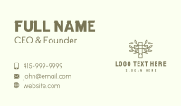 Vine Wreath Cross Business Card Image Preview