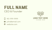 Vine Wreath Cross Business Card Preview