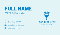 Beach Coconut Kombucha Business Card Image Preview