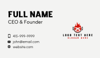 Flame Roast Pig Business Card Image Preview
