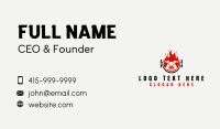 Flame Roast Pig Business Card Preview