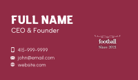 Magical Fancy Wordmark Business Card Image Preview