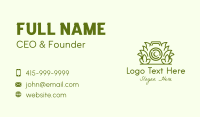 Leaf Garden Camera Business Card Design