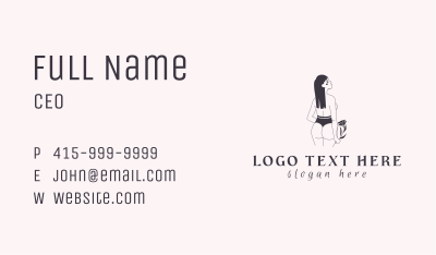 Erotic Intimate Wear Business Card Image Preview
