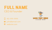 Janitorial Cleaning Bucket Business Card Image Preview