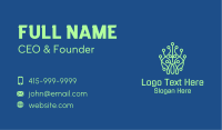 Leaf Tech Network Business Card Design