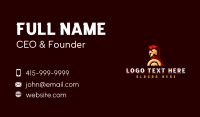 Spartan Shield Helmet Business Card Preview