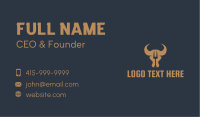 Bull Steak House Business Card Image Preview