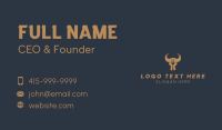 Bull Steak House Business Card Image Preview