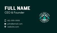 Chainsaw Lumberjack Forestry Business Card Design