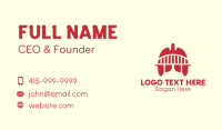 Red Lung Bridge Business Card Design