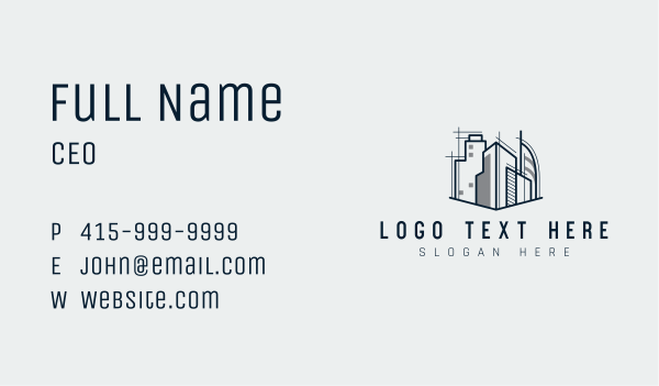 City Building Estate Business Card Design Image Preview