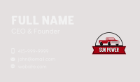 Pickup Truck Transportation Business Card Design