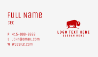Bison Meat Shop Ranch  Business Card Image Preview