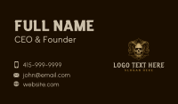 Evil Band Skull Business Card Preview