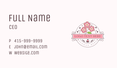 Aroma Perfume Flower Business Card Image Preview