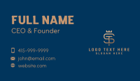 Corporate S & T Monogram Business Card Image Preview