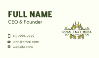 Nature Leaf Garden Business Card Design