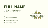 Nature Leaf Garden Business Card Image Preview