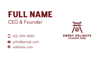 Maroon Code Tower Business Card Design