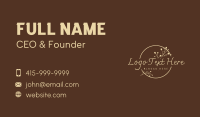 Elegant Handwritten Wordmark Business Card Preview