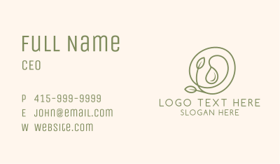 Natural Essential Oil Diffuser Business Card Image Preview