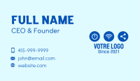 Digital Tech Wordmark Business Card Image Preview