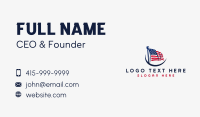 Patriot American Flag Business Card Design