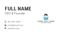 Boy Children Book Business Card Design