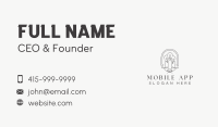 Candle Church Monoline Business Card Image Preview