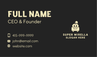 Golden Gentleman Couch  Business Card Image Preview