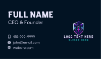 Magical Gaming Wizard Business Card Image Preview
