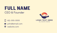Planet Trucking Courier Business Card Design