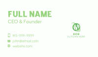 Eco Planet Leaf Business Card Image Preview