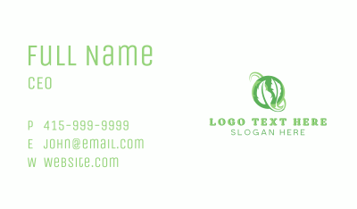Eco Planet Leaf Business Card Image Preview