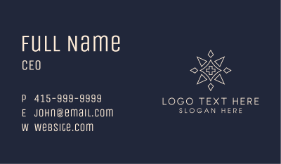 Christian Cross Pastor Business Card Image Preview