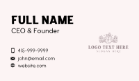 Confectionery Flower Cupcake Business Card Design