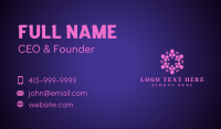 Violet Indian Spa Business Card Preview