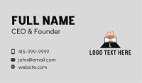 Construction Road Roller Lettermark Business Card Image Preview