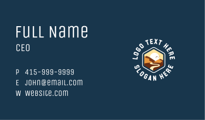 Desert Sand Trail Business Card Image Preview