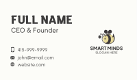 Cute Bee Flower Business Card Image Preview