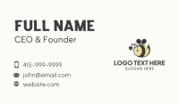 Cute Bee Flower Business Card Image Preview