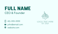 Green Liberty Angel  Business Card Design