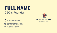 Basketball Tournament Trophy Business Card Image Preview