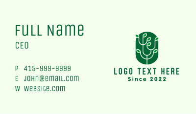 Plant Orchard Garden Business Card Image Preview