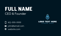Lock Security Defense Business Card Preview