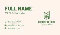 Green Wild Grass Business Card Image Preview