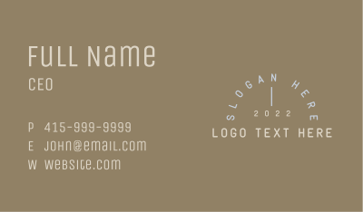 Business Arch Wordmark Business Card Image Preview